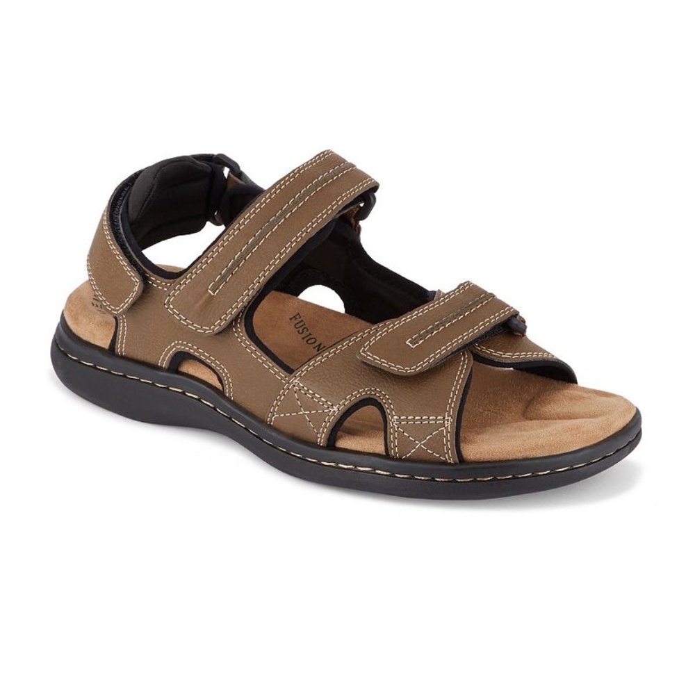 Dockers Men’s Newpage Sporty Outdoor Sandal, Dark Tan